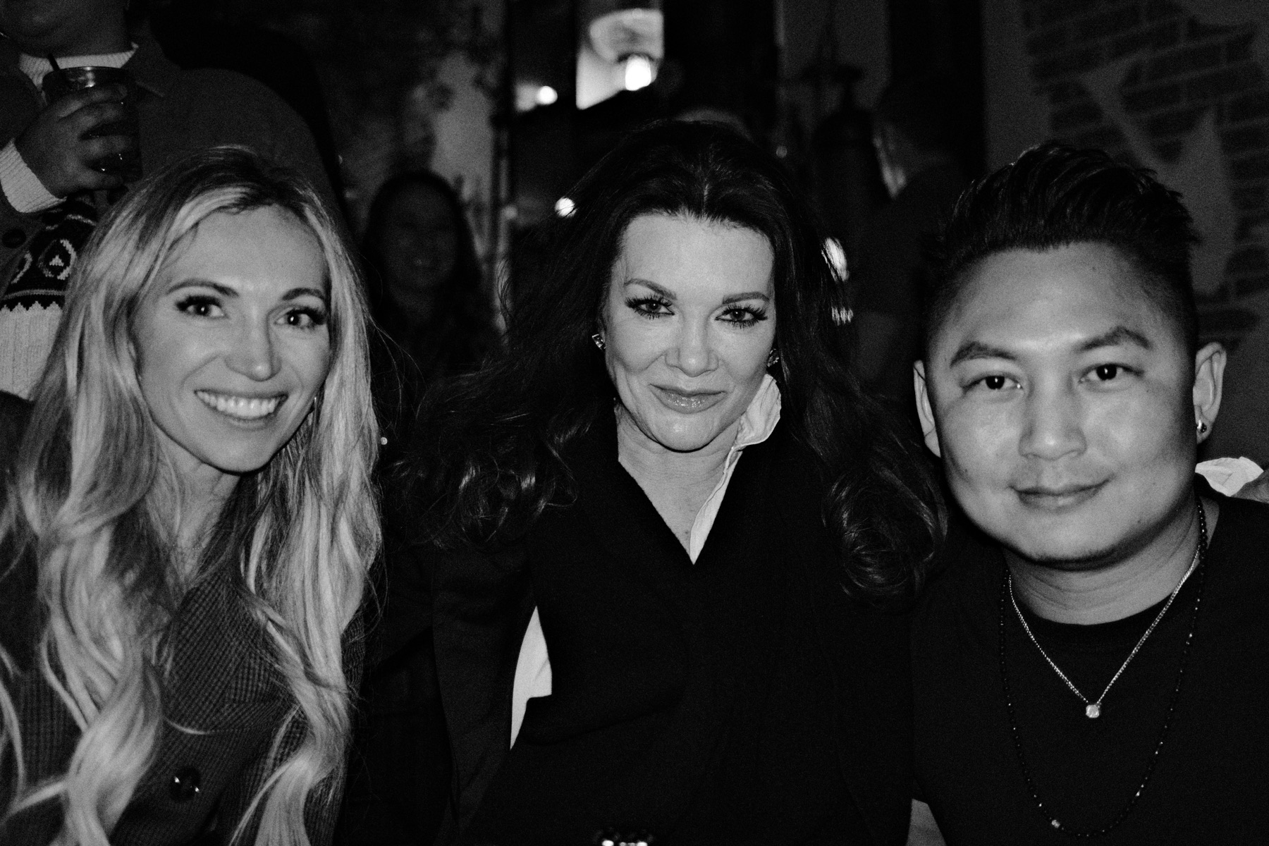Black and white group portrait